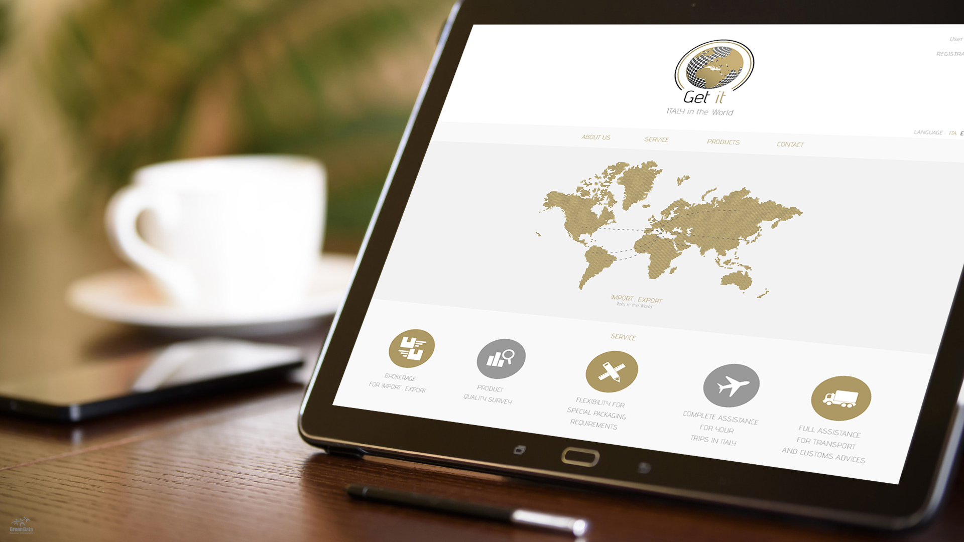 web application con ecommerce get it