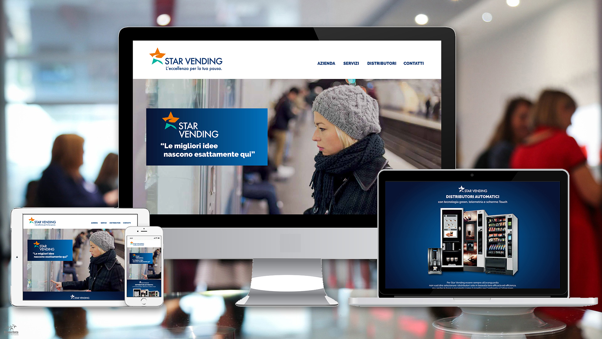 sito web vetrina star vending